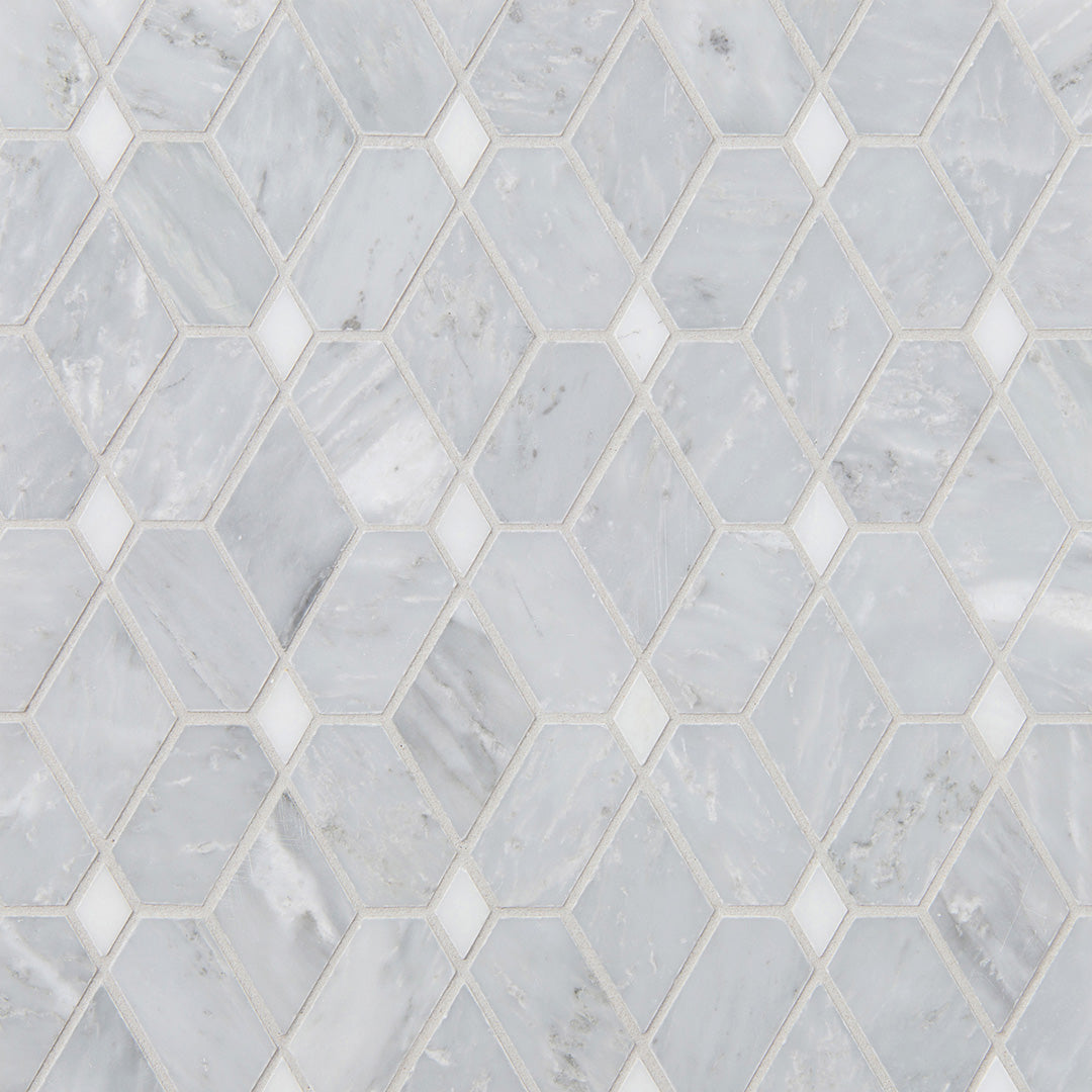 Pietra Gris Capri Mosaic 12X12 Light Grey Honed