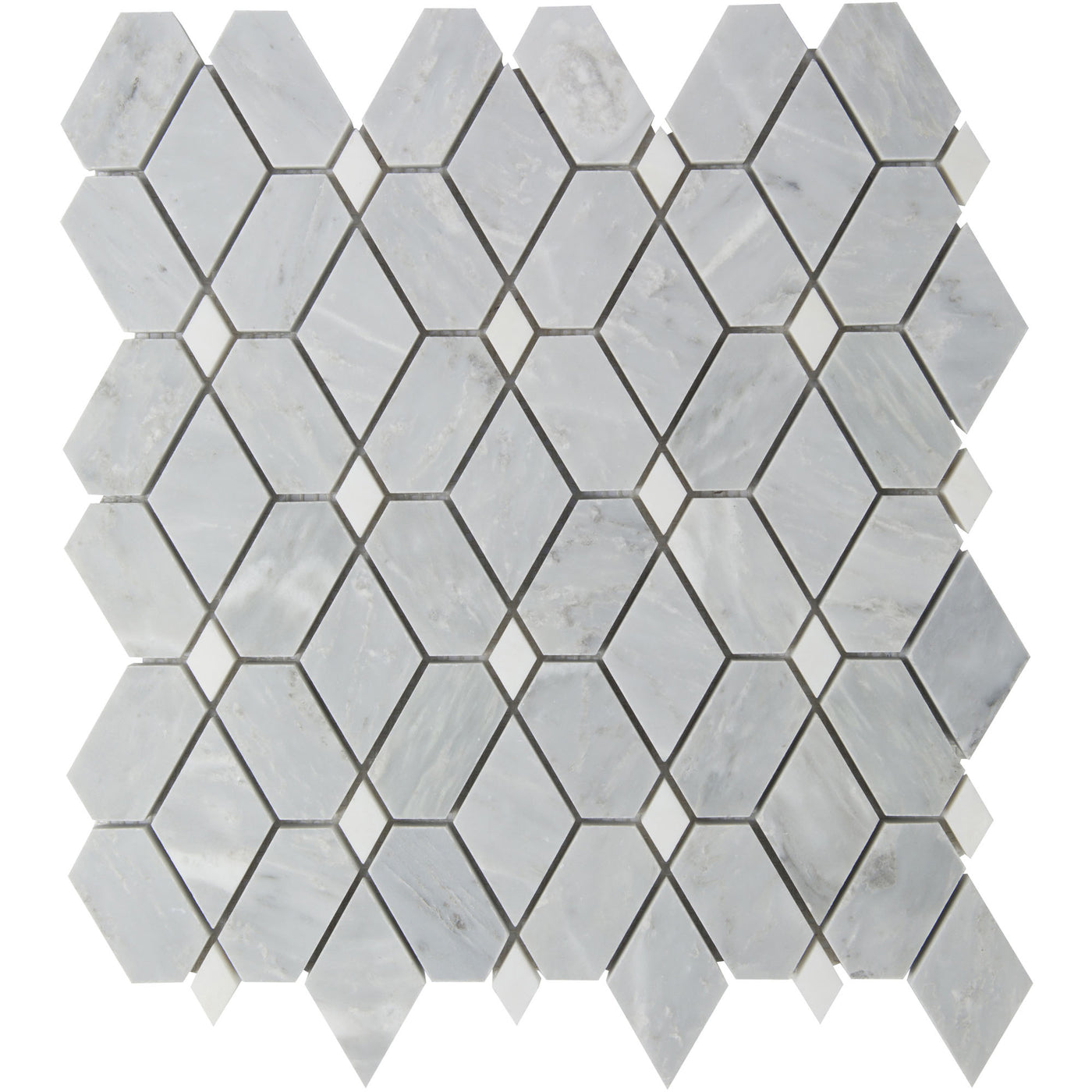 Pietra Gris Capri Mosaic 12X12 Light Grey Honed
