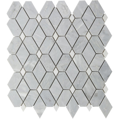 Pietra Gris Capri Mosaic 12X12 Light Grey Honed