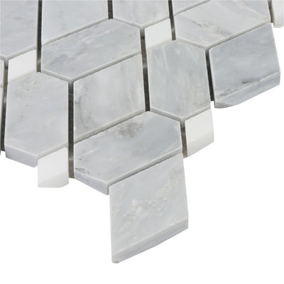 Pietra Gris Capri Mosaic 12X12 Light Grey Honed