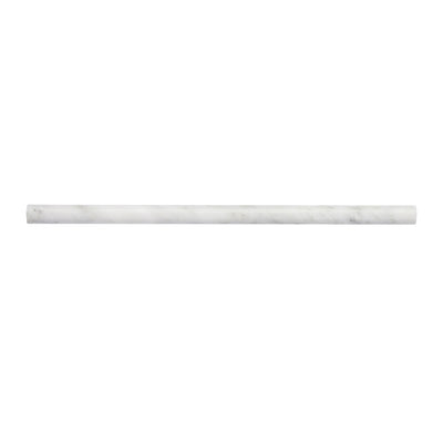 Pietra Gris Pencil Liner Trim 3/5X12 Light Grey Honed