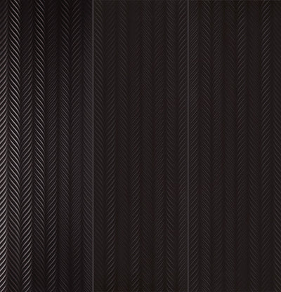 Pop Culture Plume Rectangle 16X48 Black Matte