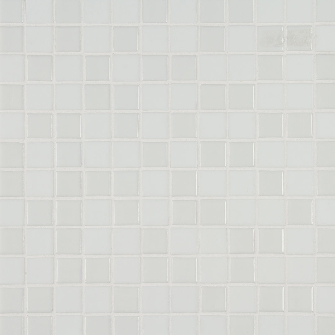 Pop Culture Square Mosaic 12X12 White Textured
