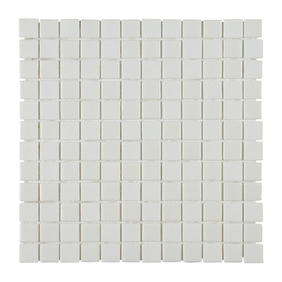 Pop Culture Square Mosaic 12X12 White Textured