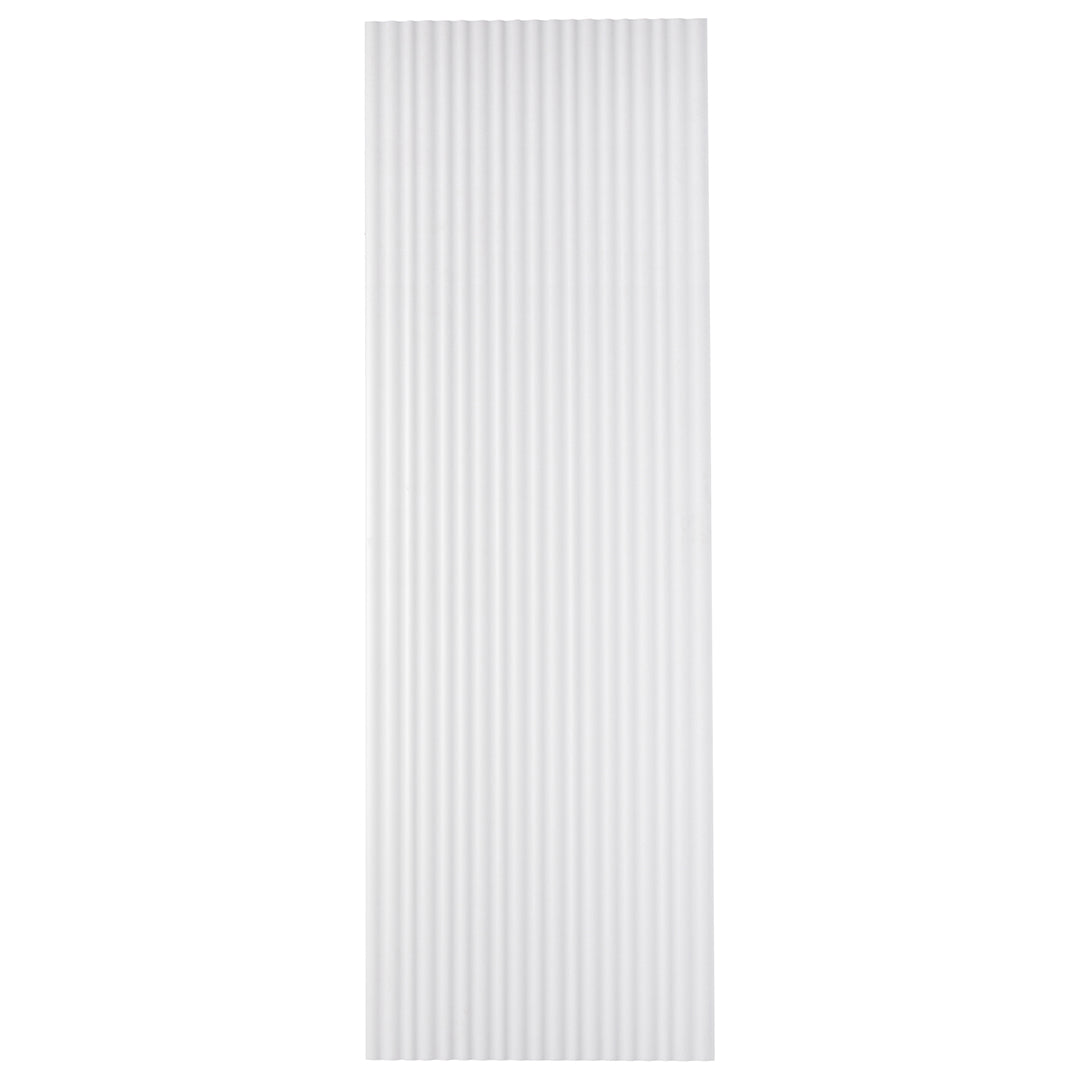 Pop Culture Contour Rectangle 16X48 White Matte