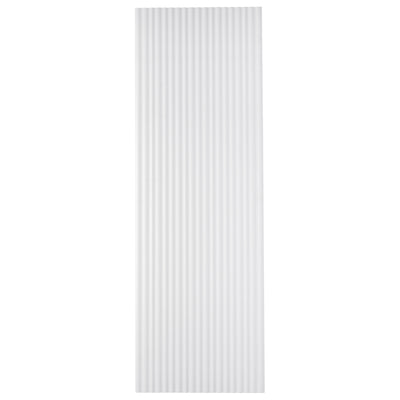 Pop Culture Contour Rectangle 16X48 White Matte