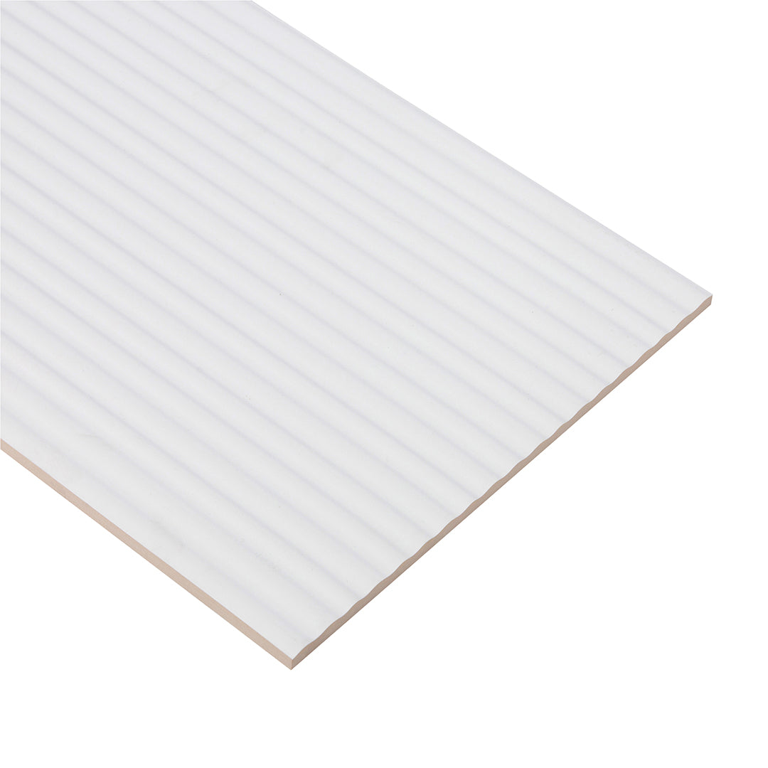 Pop Culture Contour Rectangle 16X48 White Matte