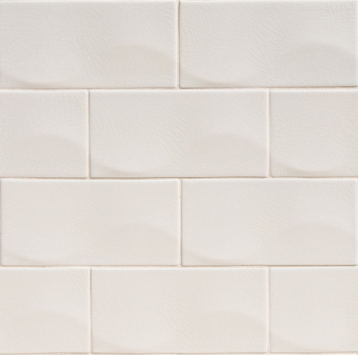 Robert A.M. Stern Collection Wave Rectangle 3X6 Frost Gloss