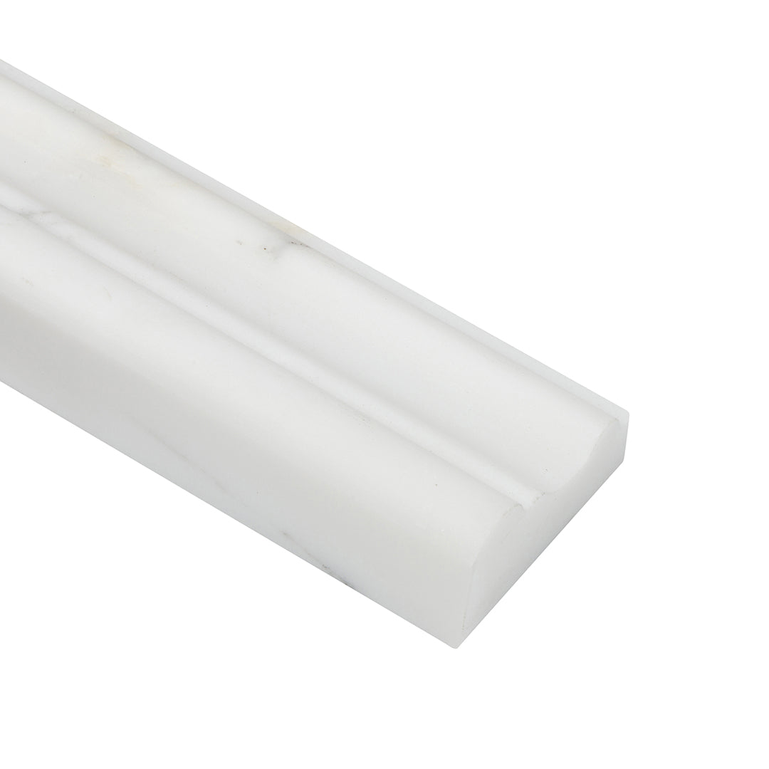 Rue Pierre Chair Rail Trim 2X12 Blanc Antique