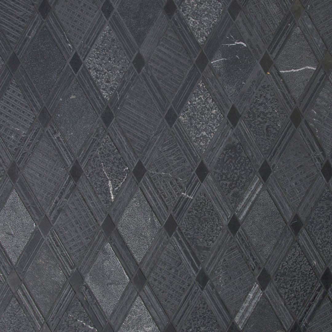 Shift Paragons Mosaic 12X12 Charcoal Textured