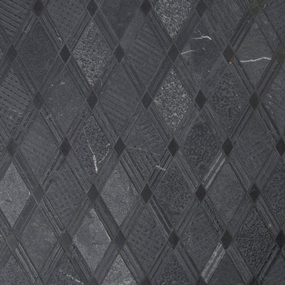 Shift Paragons Mosaic 12X12 Charcoal Textured