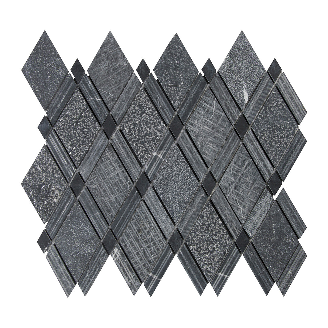 Shift Paragons Mosaic 12X12 Charcoal Textured