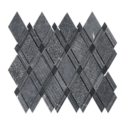 Shift Paragons Mosaic 12X12 Charcoal Textured
