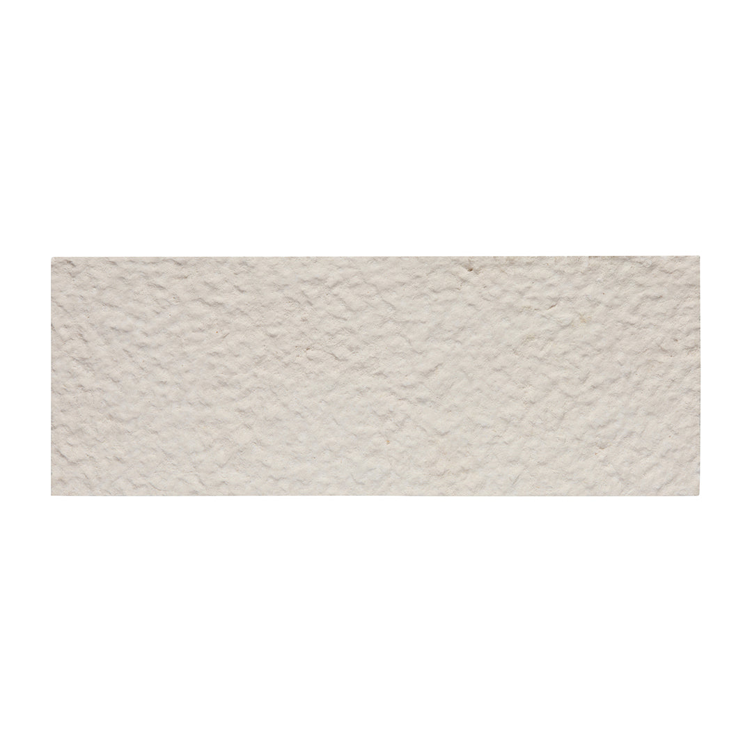 Shift Hammer Rectangle Mosaic 3X8 Cream Textured