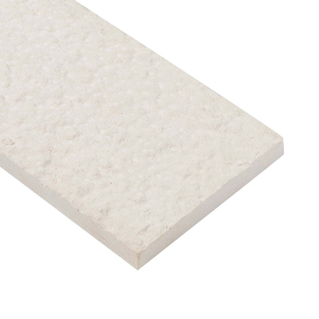 Shift Hammer Rectangle Mosaic 3X8 Cream Textured