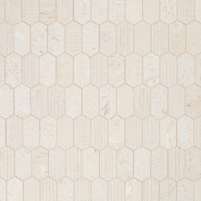 Shift Picket Mosaic 13X13 Cream Textured