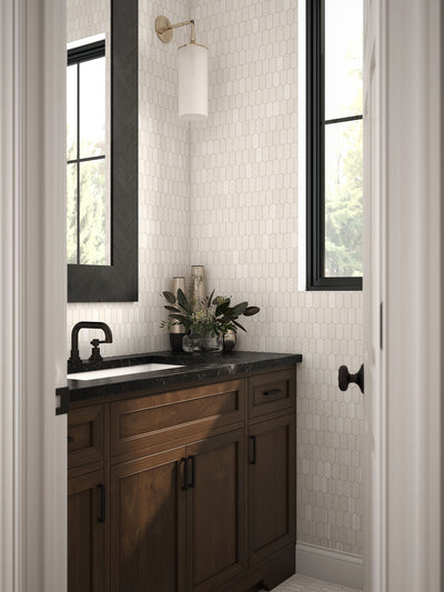 Shift Picket Mosaic 13X13 Cream Textured