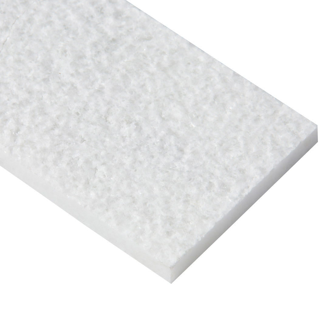 Shift Hammer Rectangle Mosaic 3X8 White Textured