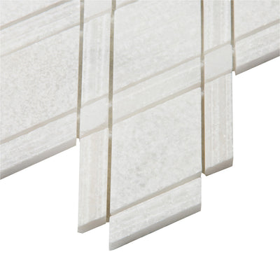 Shift Paragons Mosaic 12X12 White Textured
