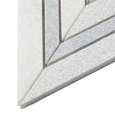 Shift Solitaire Mosaic 12X12 White/Grey Textured