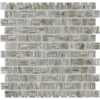 Shimmer Square Mosaic 12X12 Driftwood Textured