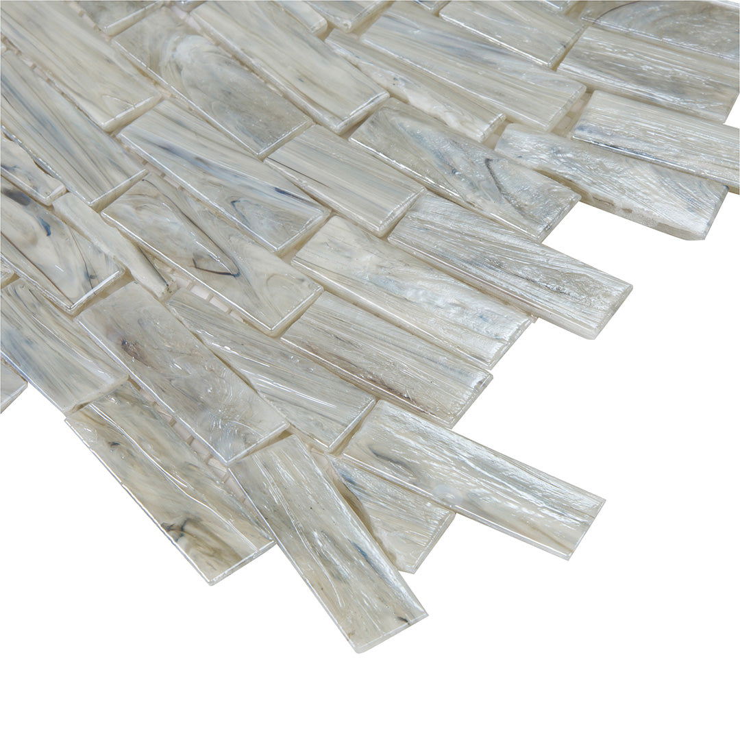 Shimmer Mosaic 24X24 Driftwood Textured