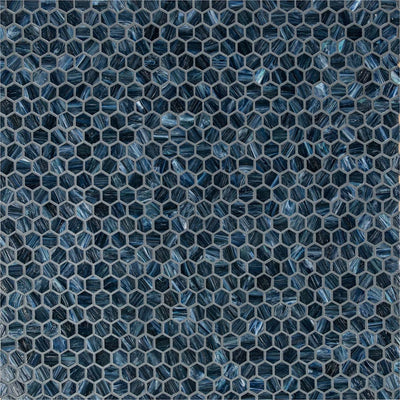 Shimmer Hexagon Mosaic 12X12 Marina Textured