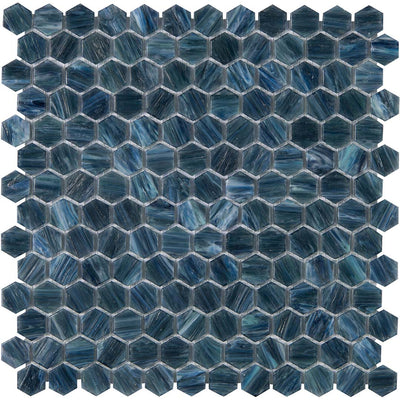 Shimmer Hexagon Mosaic 12X12 Marina Textured