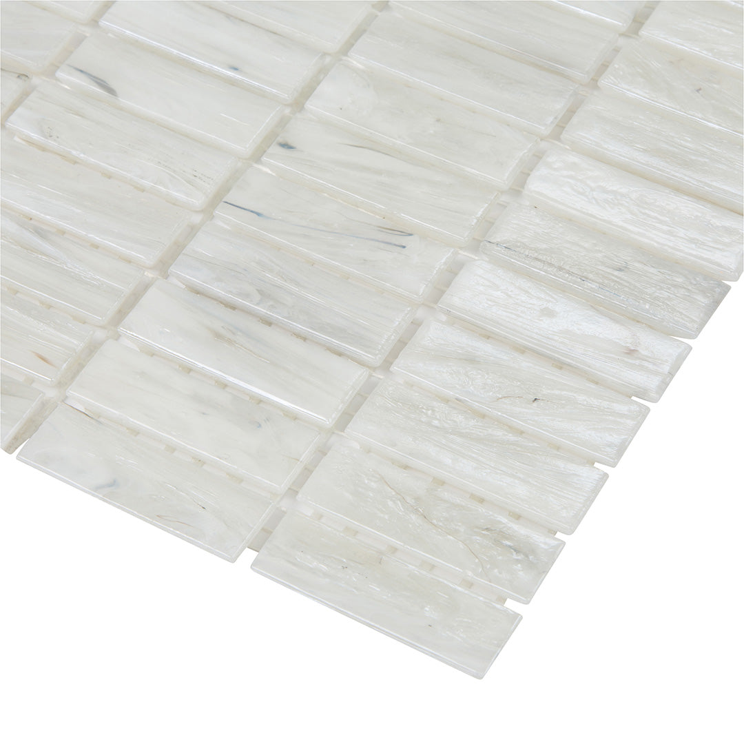 Shimmer Rectangle Mosaic 12X12 Sand Dunes Textured