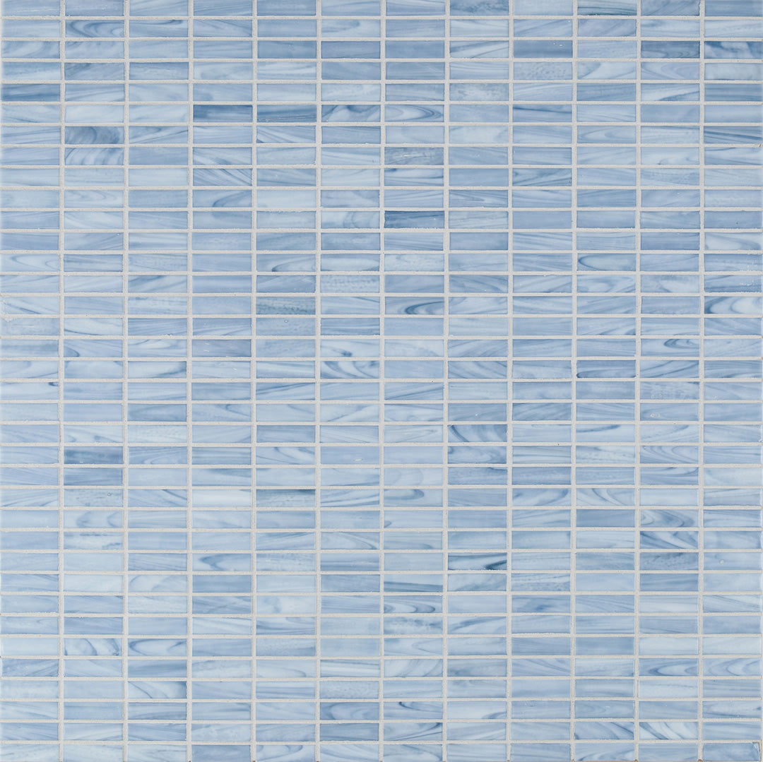 Shimmer Rectangle Mosaic 12X12 Tide Textured