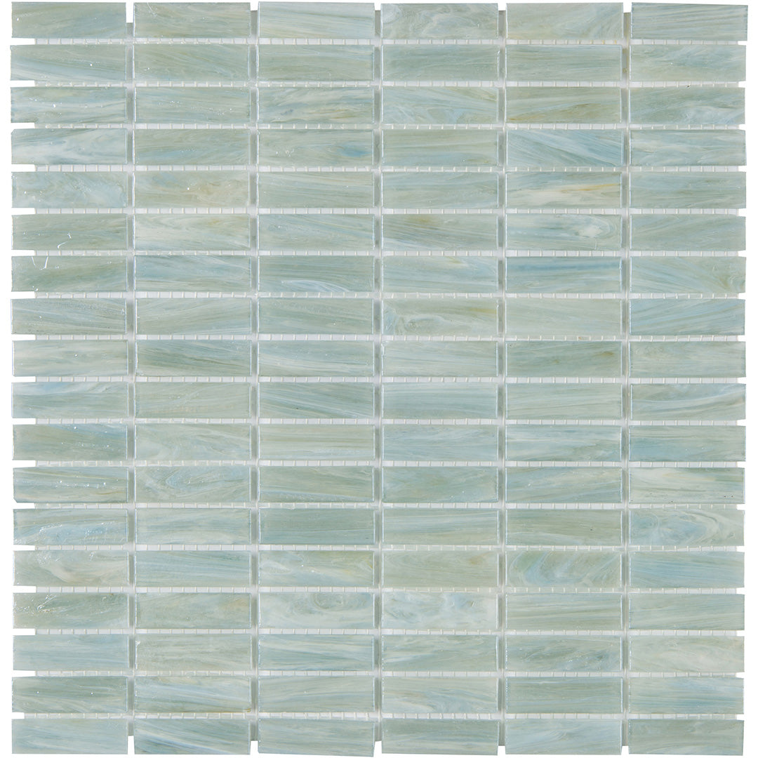 Shimmer Rectangle Mosaic 12X12 Waters Edge Textured