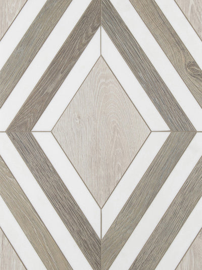 Sterling Row Mosaic 15-1/4X24-15/16 Linen Natural