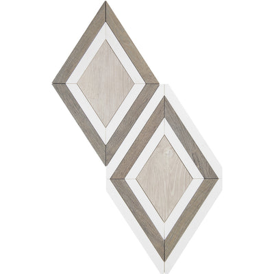 Sterling Row Mosaic 15-1/4X24-15/16 Linen Natural