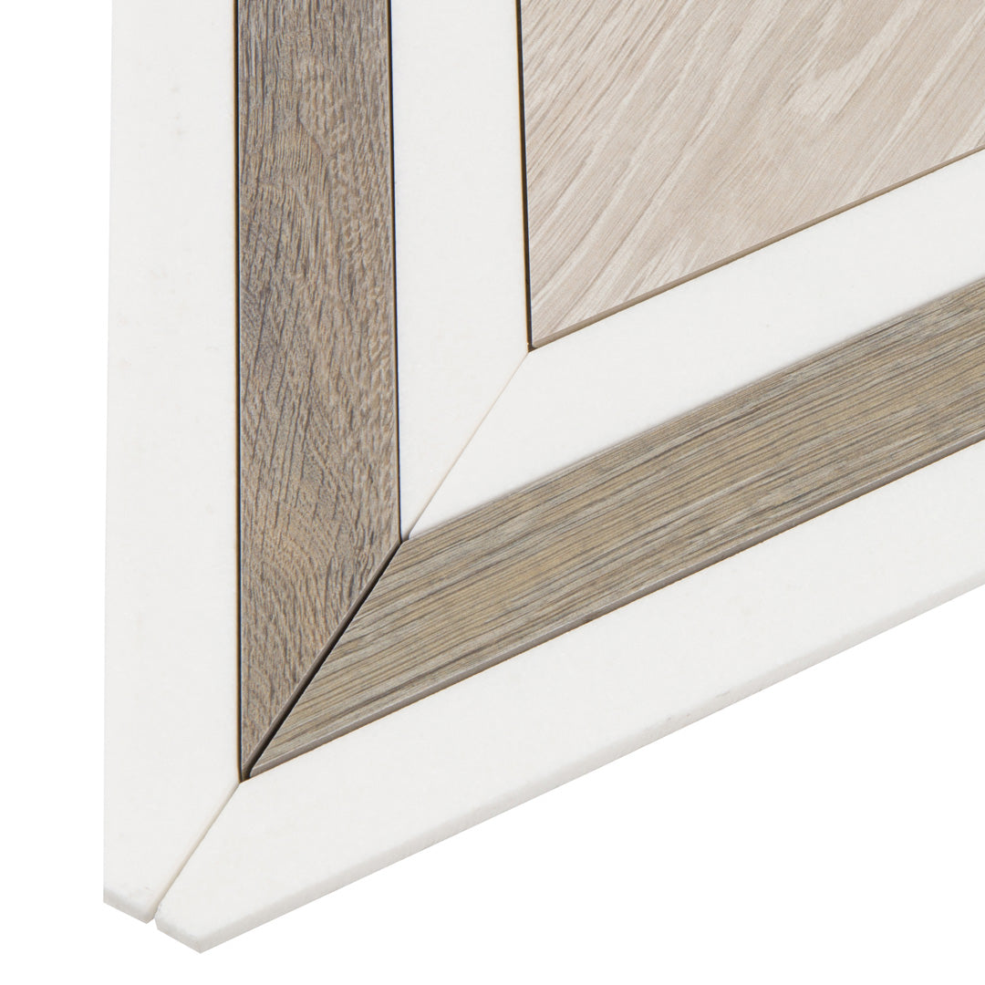 Sterling Row Mosaic 15-1/4X24-15/16 Linen Natural