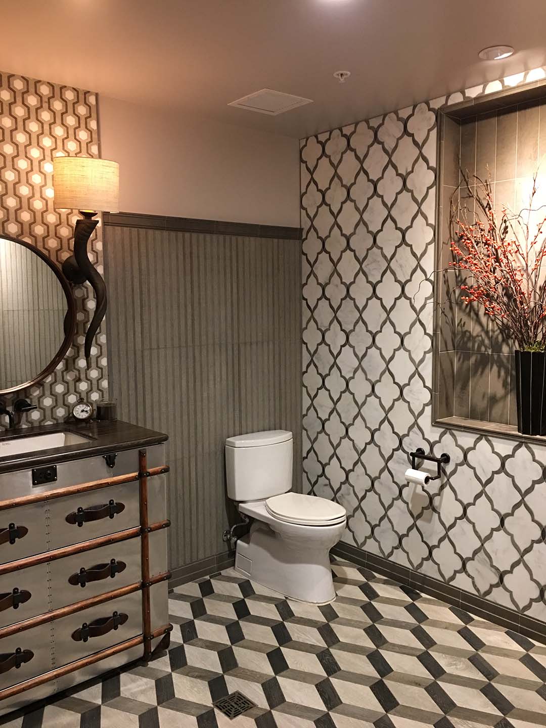 Sterling Row Oxford Mosaic 6-1/4X12 Charcoal Natural
