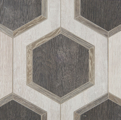 Sterling Row Buckle Mosaic 9-1/4X12 Charcoal Natural