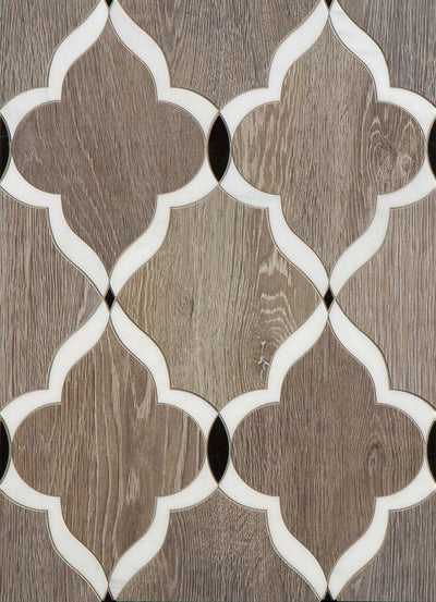 Sterling Row Chesterfield Mosaic 7-3/4X10-3/4 Charcoal Natural