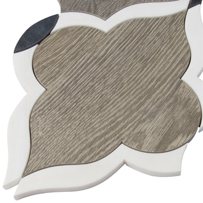 Sterling Row Chesterfield Mosaic 7-3/4X10-3/4 Charcoal Natural