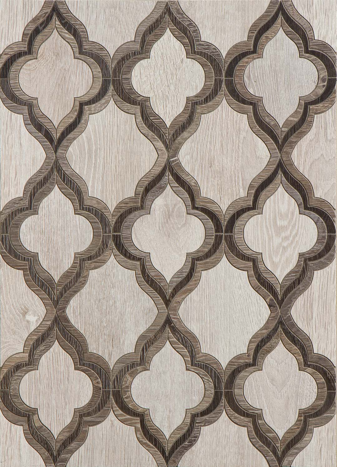Sterling Row Wingtip Mosaic 5-3/4X7-3/4 Linen Natural