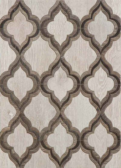 Sterling Row Wingtip Mosaic 5-3/4X7-3/4 Linen Natural