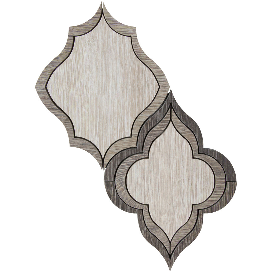 Sterling Row Wingtip Mosaic 5-3/4X7-3/4 Linen Natural