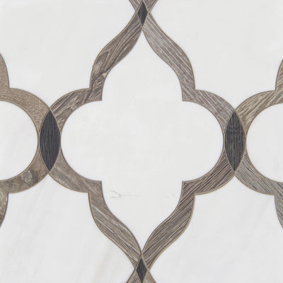 Sterling Row Chesterfield Mosaic 7-3/4X10-3/4 Linen Natural