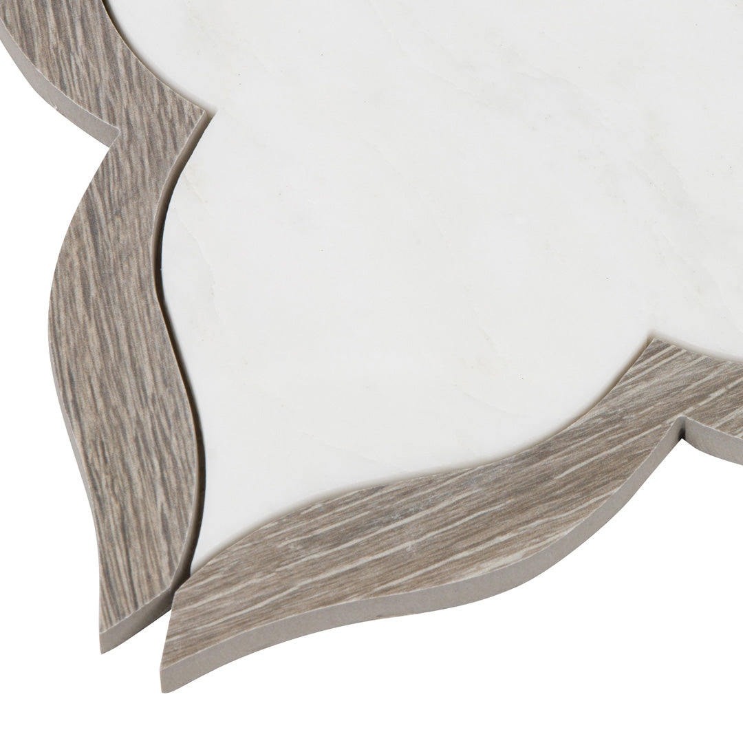 Sterling Row Chesterfield Mosaic 7-3/4X10-3/4 Linen Natural
