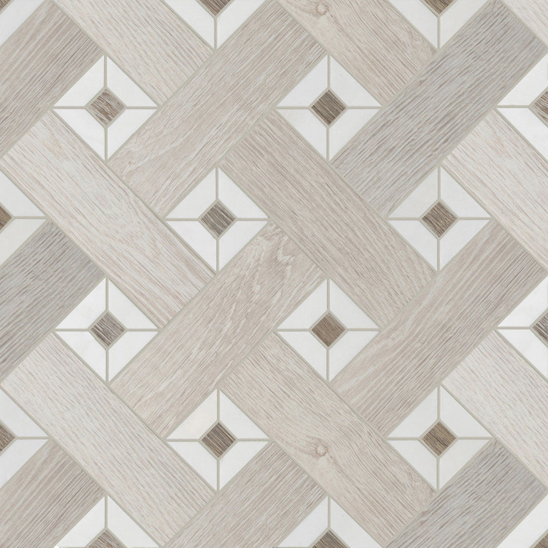 Sterling Row Tailor Made Mosaic 12X12 Linen Natural
