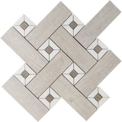 Sterling Row Tailor Made Mosaic 12X12 Linen Natural