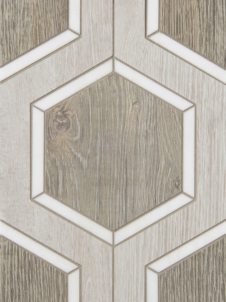 Sterling Row Buckle Mosaic 9-1/4X12 Linen Natural
