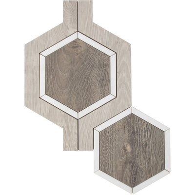 Sterling Row Buckle Mosaic 9-1/4X12 Linen Natural