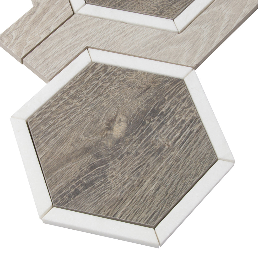 Sterling Row Buckle Mosaic 9-1/4X12 Linen Natural