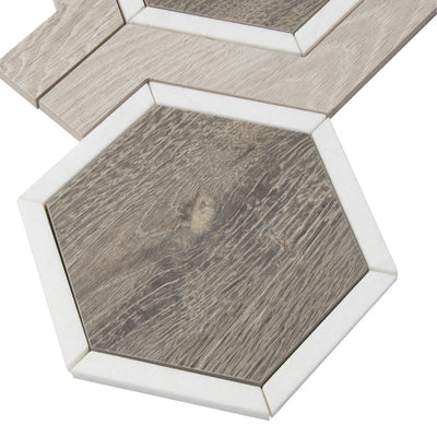 Sterling Row Buckle Mosaic 9-1/4X12 Linen Natural