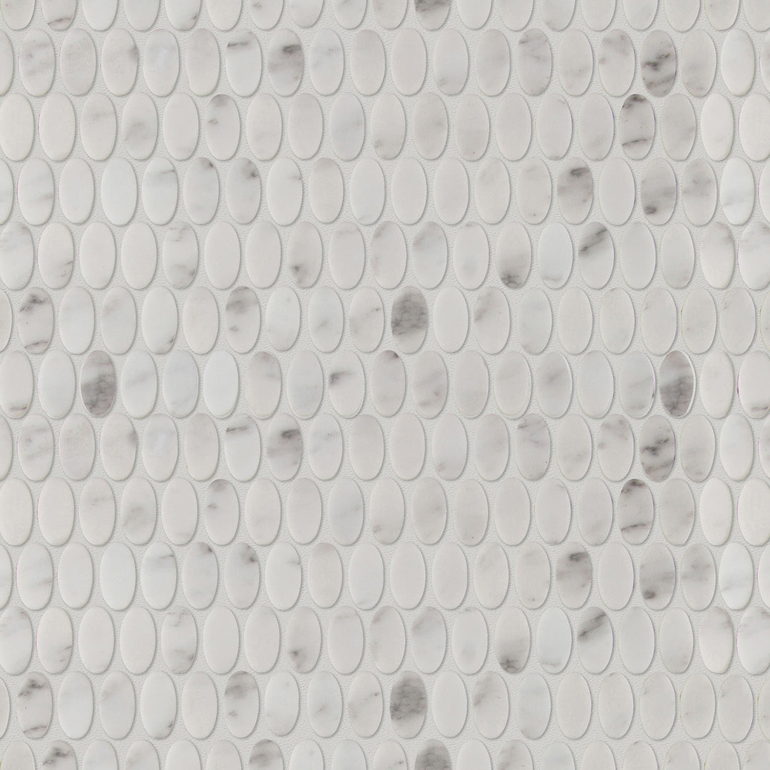 Studio Marble Impressions Eyelet Mosaic 12X12 Grey/White Honed